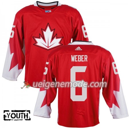 Kanada Trikot Shea Weber 6 2016 World Cup Kinder Rot